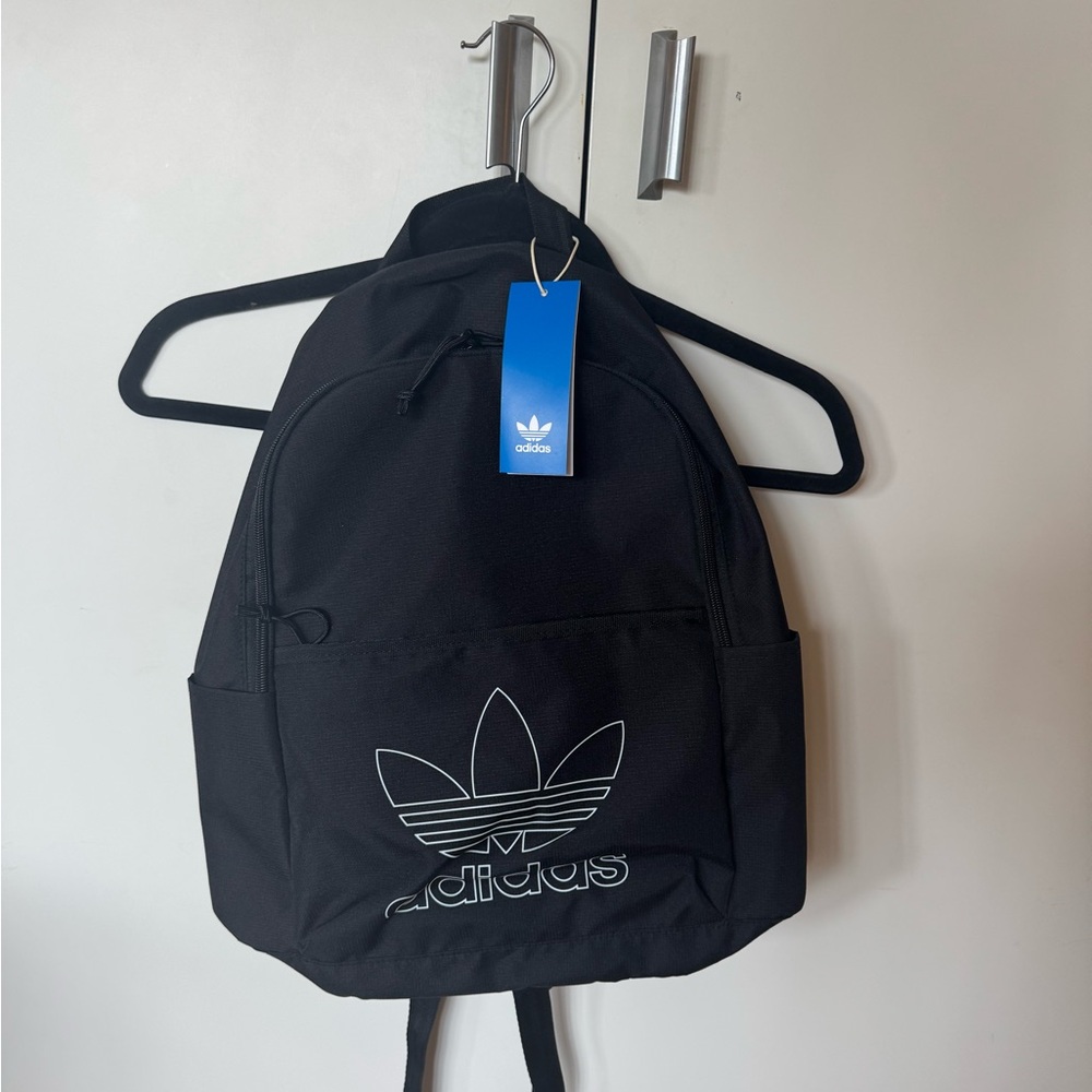 Adidas Black Backpack with Trefoil Logo